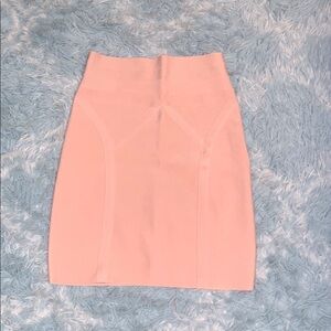 BEBE Blush pink skirt
